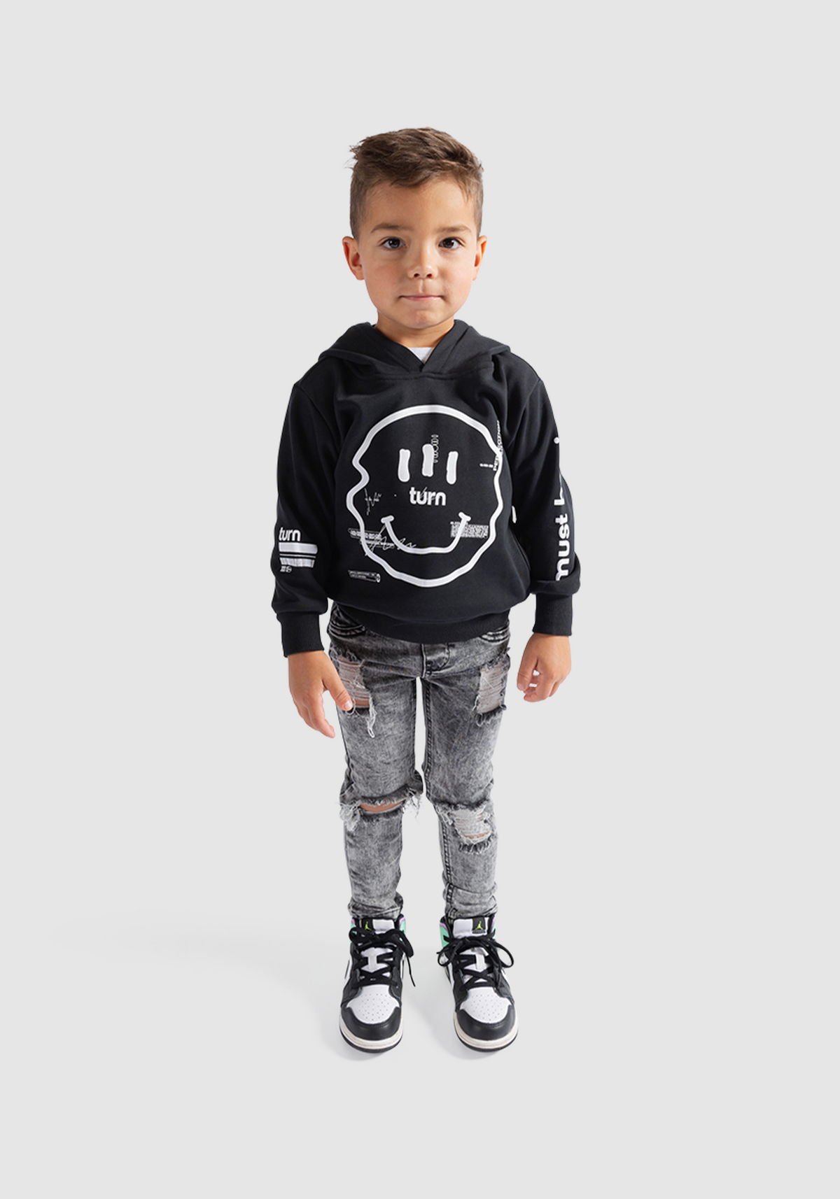 toddler smiley hoodie