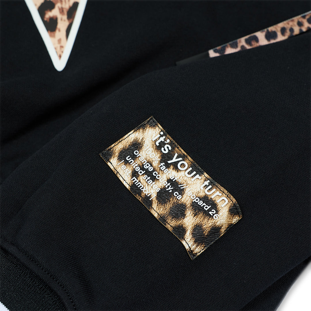 spotted star cropped hoodie
