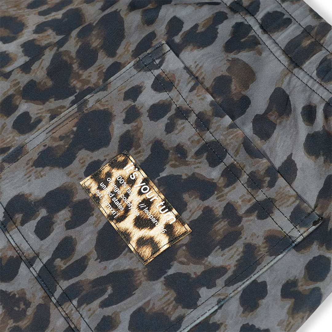 spotted all-over-print joggers