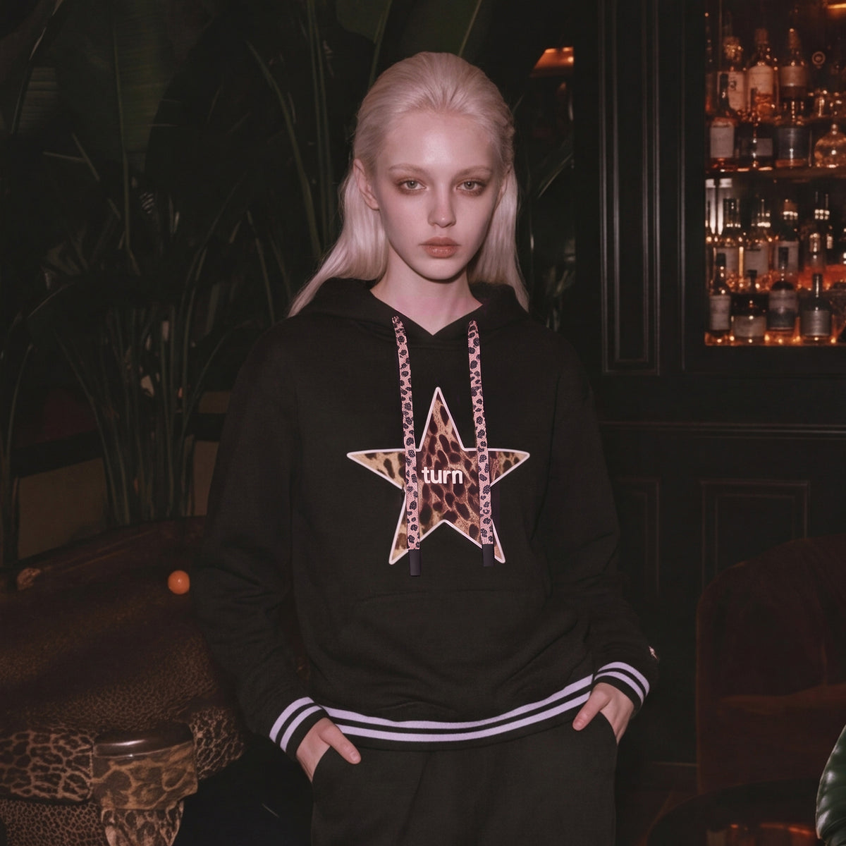 spotted star hoodie