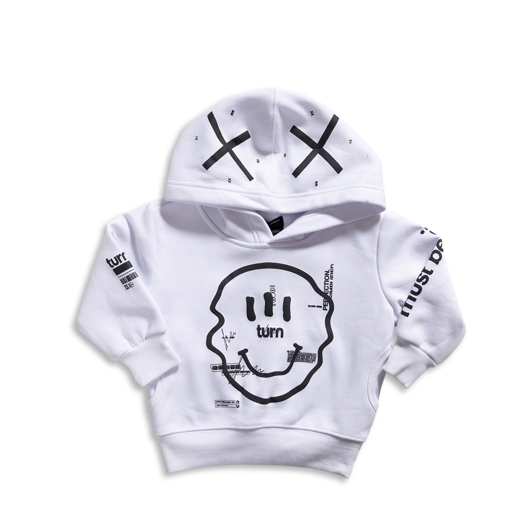 kids smiley hoodie
