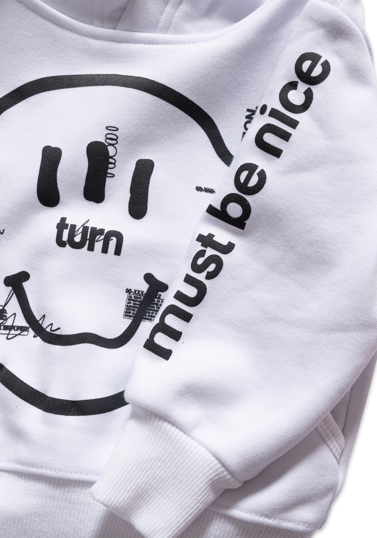 kids smiley hoodie