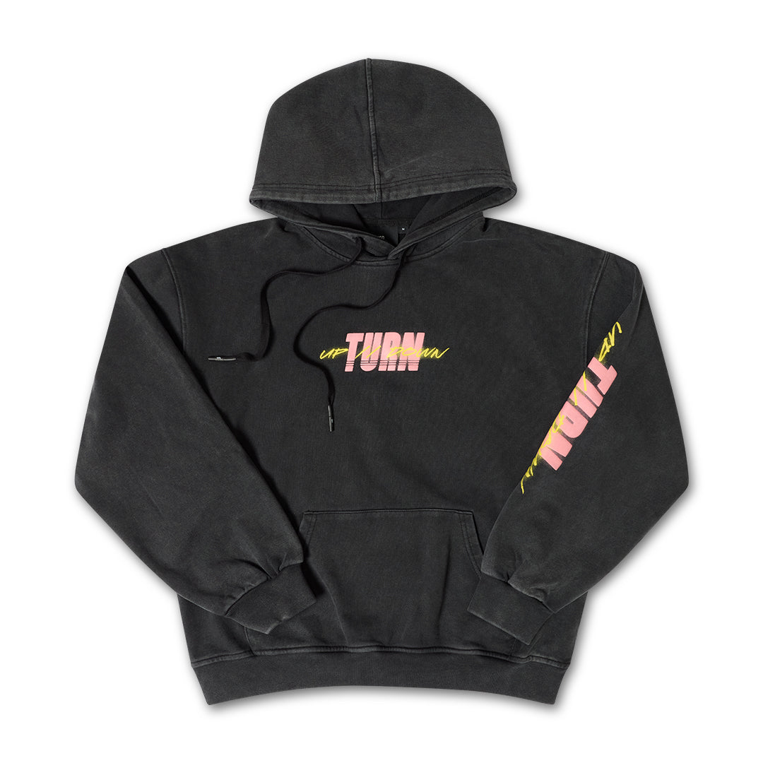 up // down glow hoodie