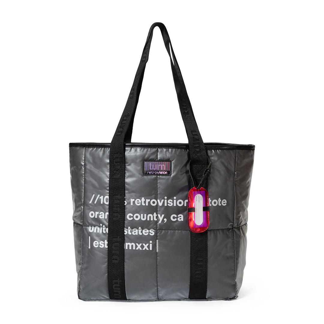 retrovision padded tote