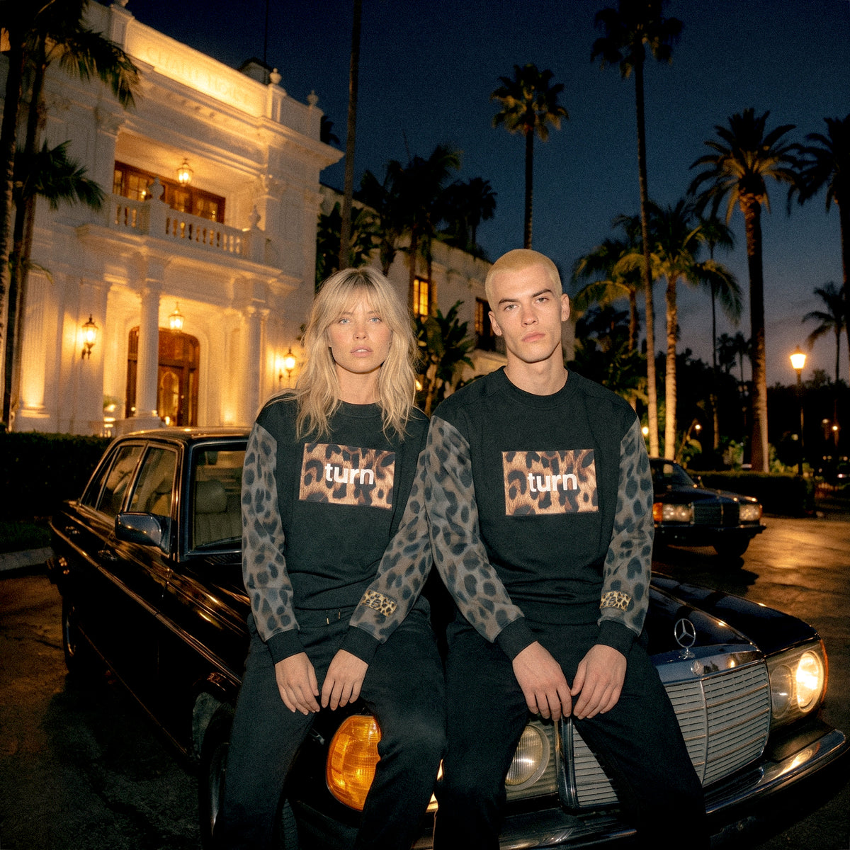 spotted sweatshirt