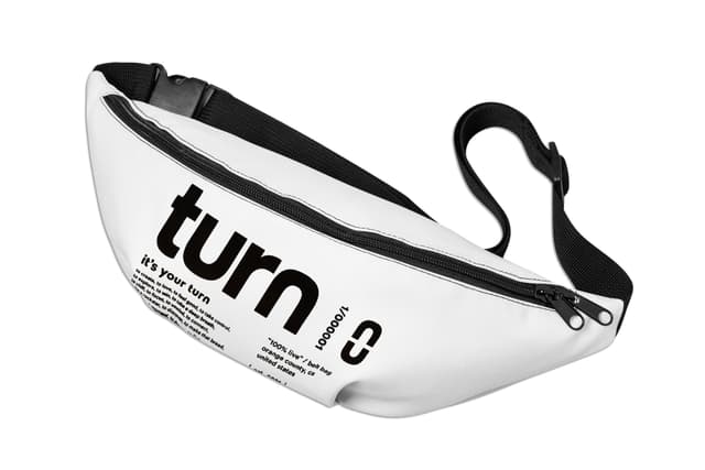 white w/ black turn logo