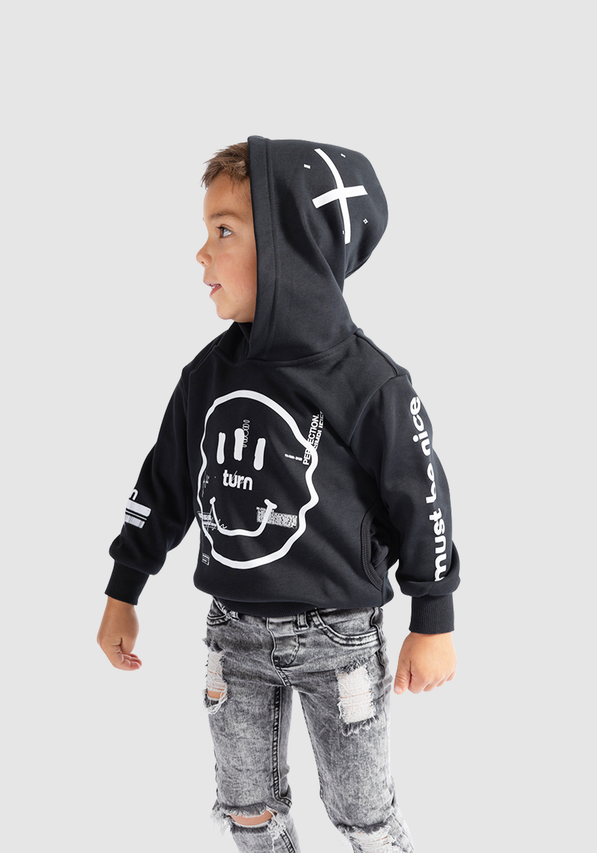 toddler smiley hoodie