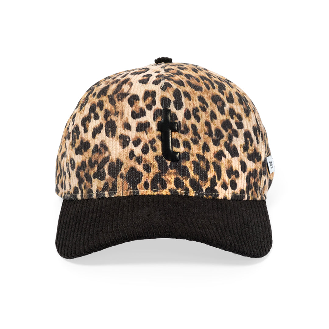 spotted lowercase "t" hat