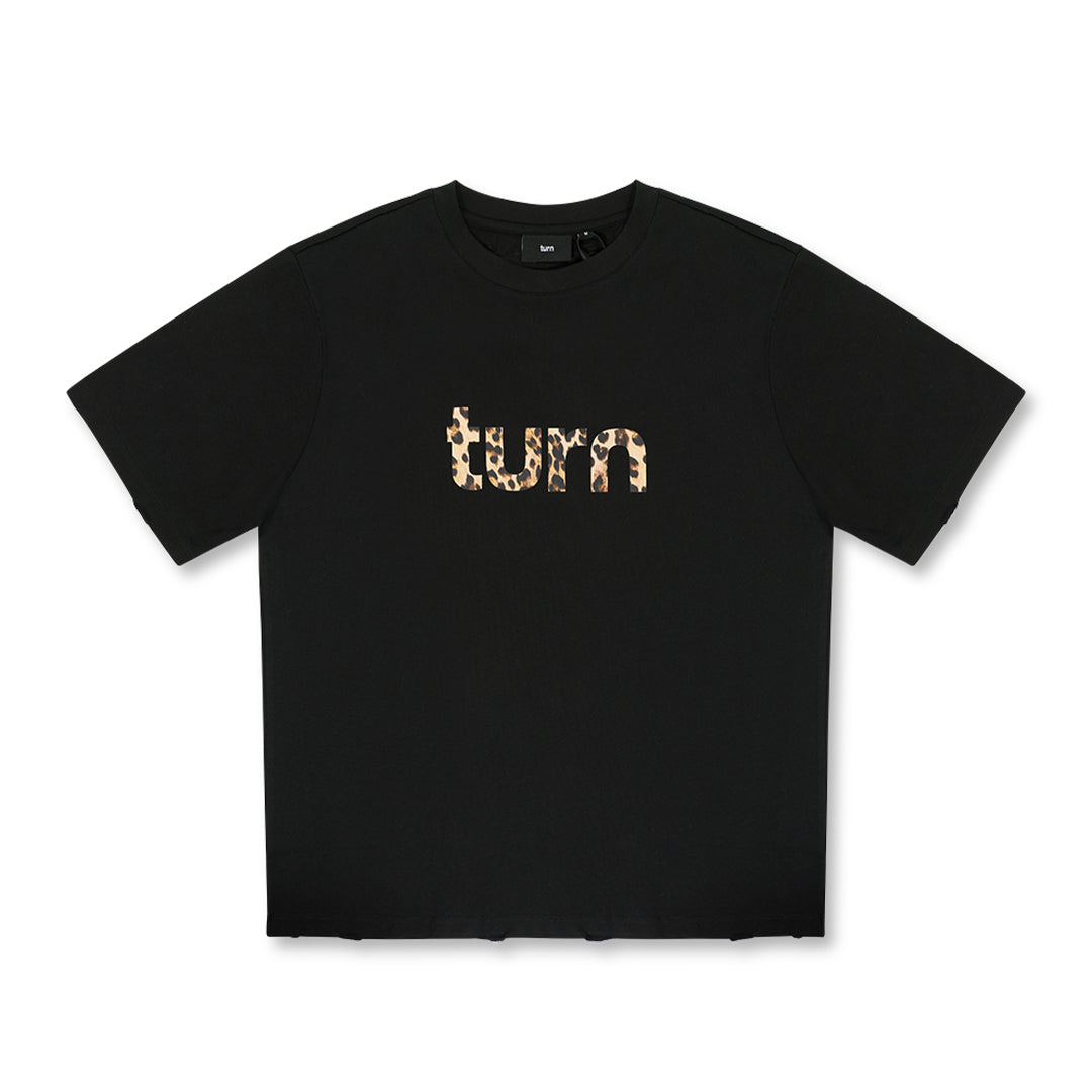spotted black shirt