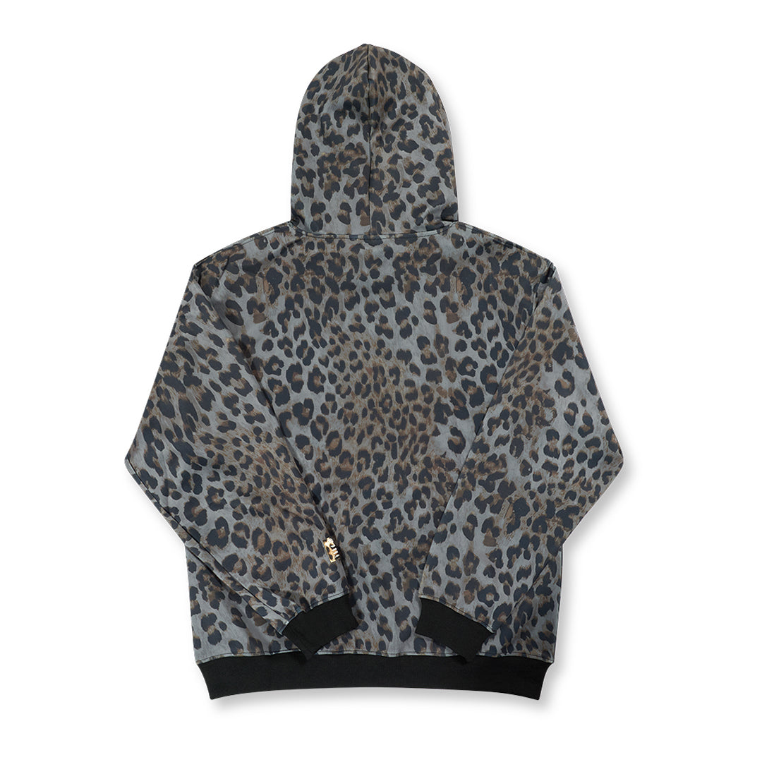 spotted all-over-print hoodie