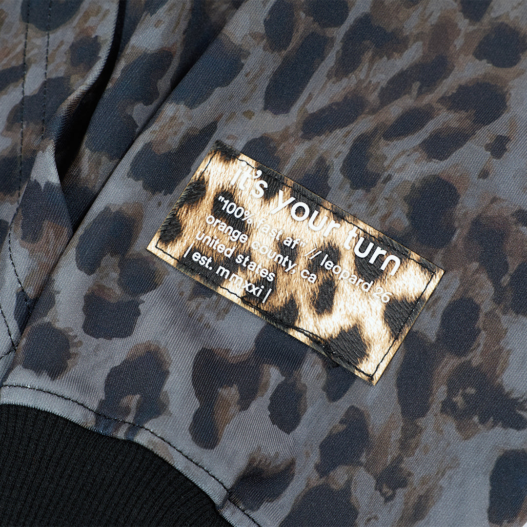 spotted all-over-print hoodie