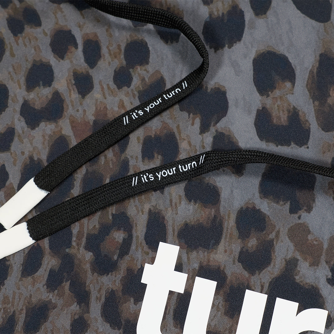 spotted all-over-print hoodie