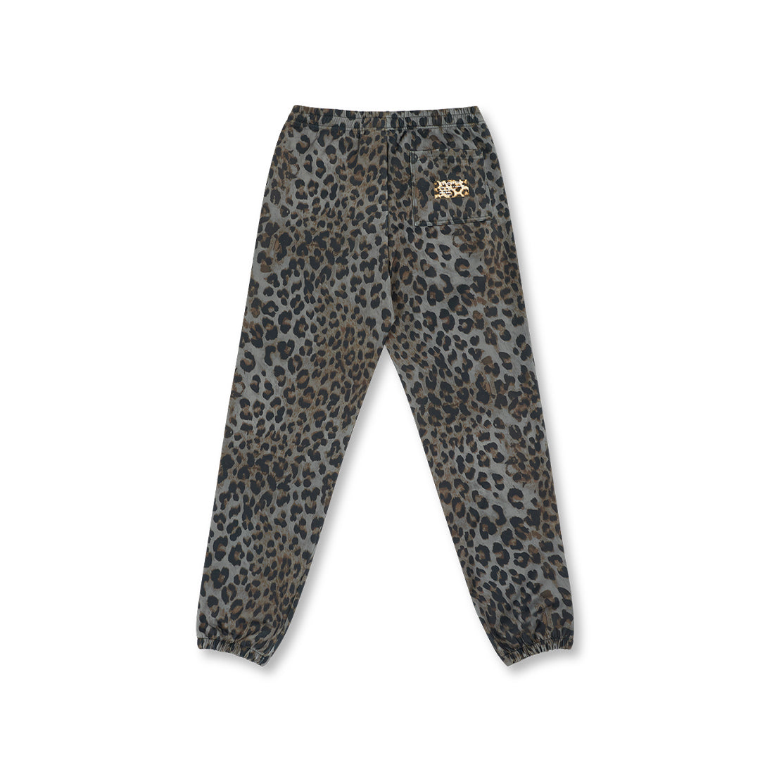 spotted all-over-print joggers