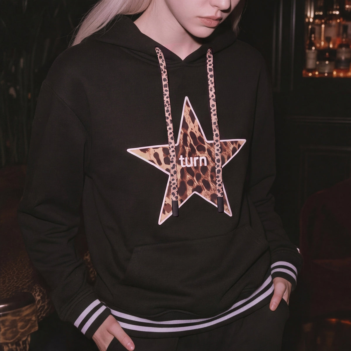 spotted star hoodie
