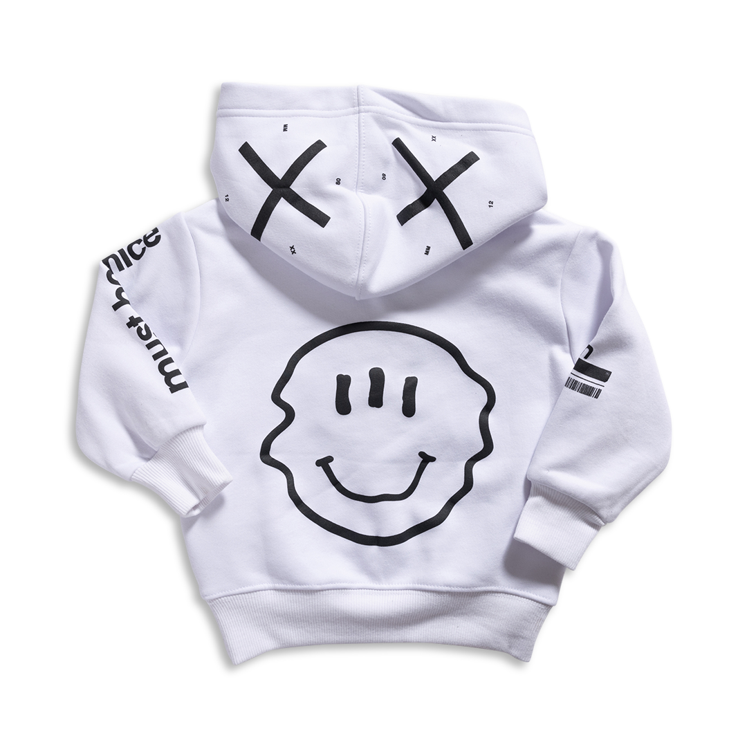 kids smiley hoodie