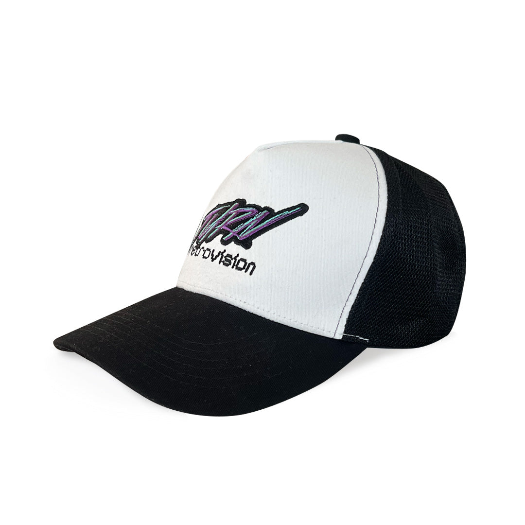 retrovision hard rock trucker hat