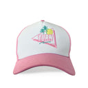 retrovision malibu dream trucker hat