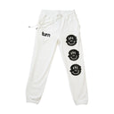 triple black smiley joggers