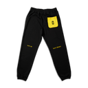 triple orange smiley joggers