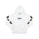 triple black smiley hoodie