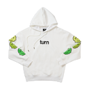 triple green smiley hoodie