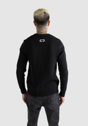 "100% hand made" knit turn OG sweater