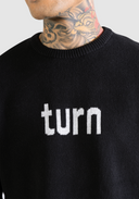 "100% hand made" knit turn OG sweater