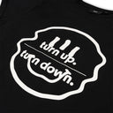 turn up // down  tee