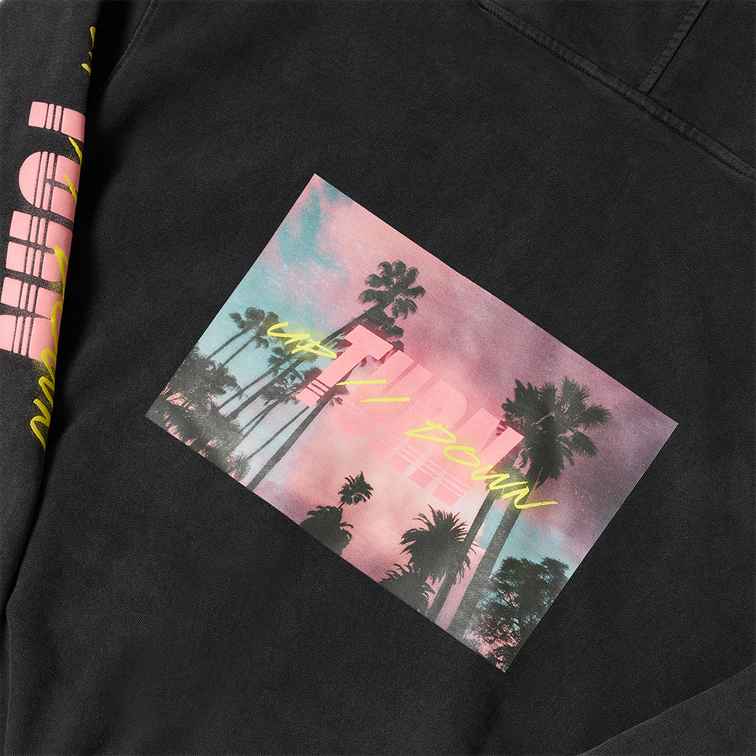 up // down glow hoodie