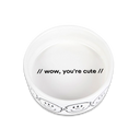you're cute pet bowl