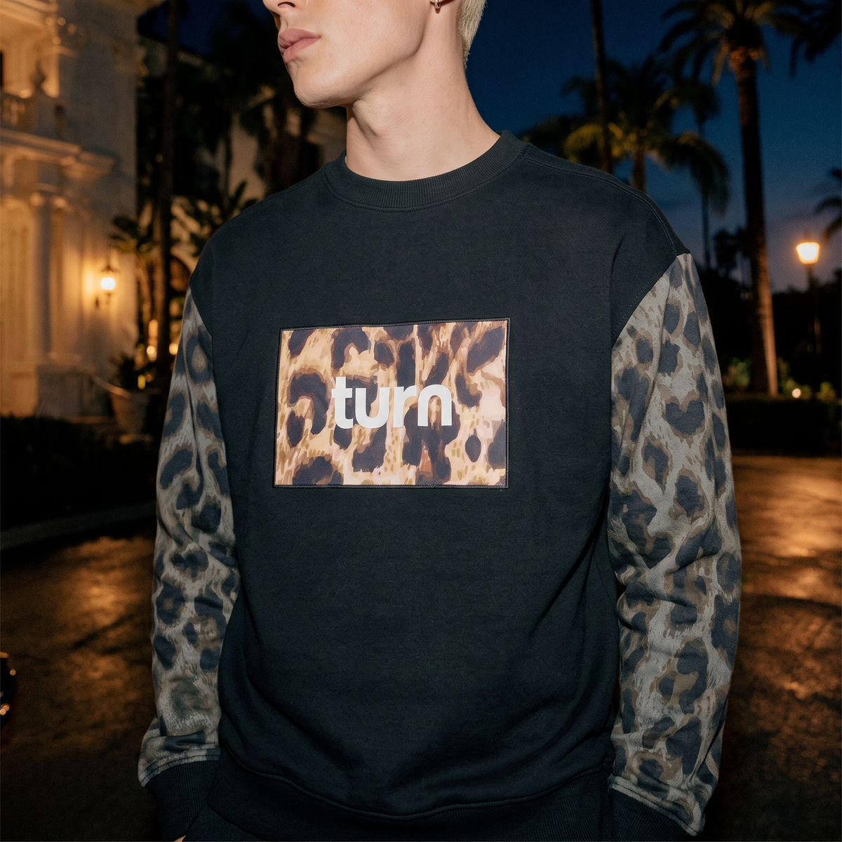 spotted sweatshirt