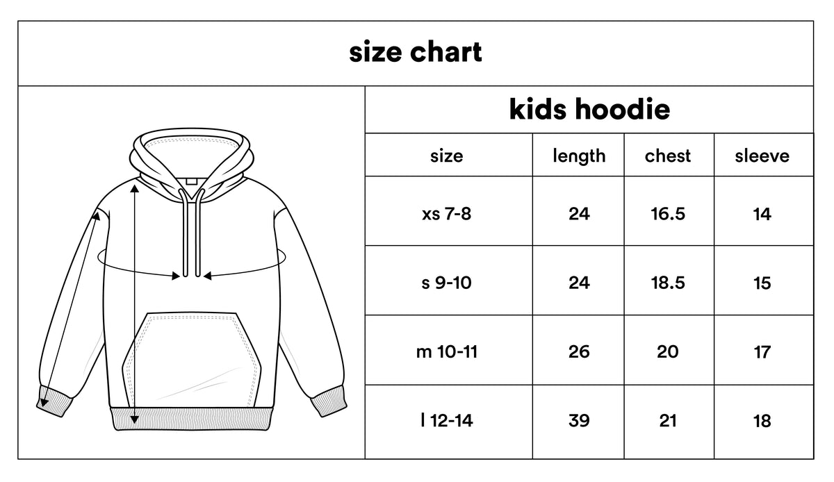 kids smiley hoodie