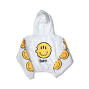 smiley crop hoodie