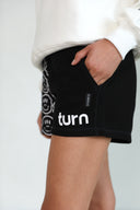 50/50 smiley shorts