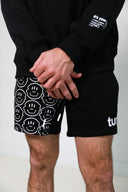 50/50 smiley shorts