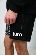 50/50 smiley shorts