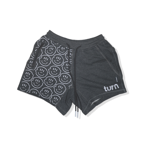 50/50 smiley shorts