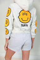 50/50 smiley shorts