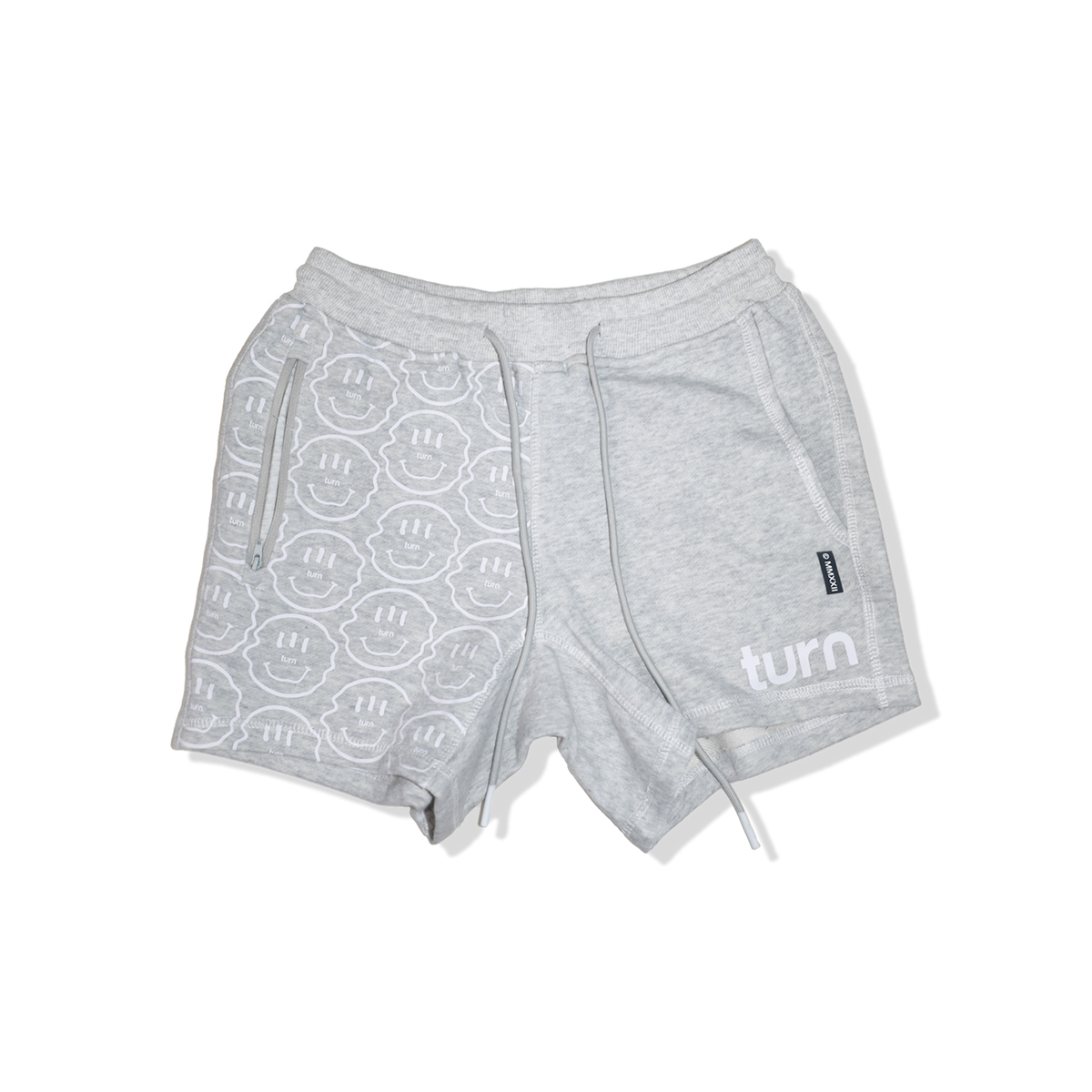 50/50 smiley shorts