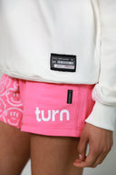 50/50 smiley shorts