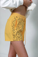 50/50 smiley shorts