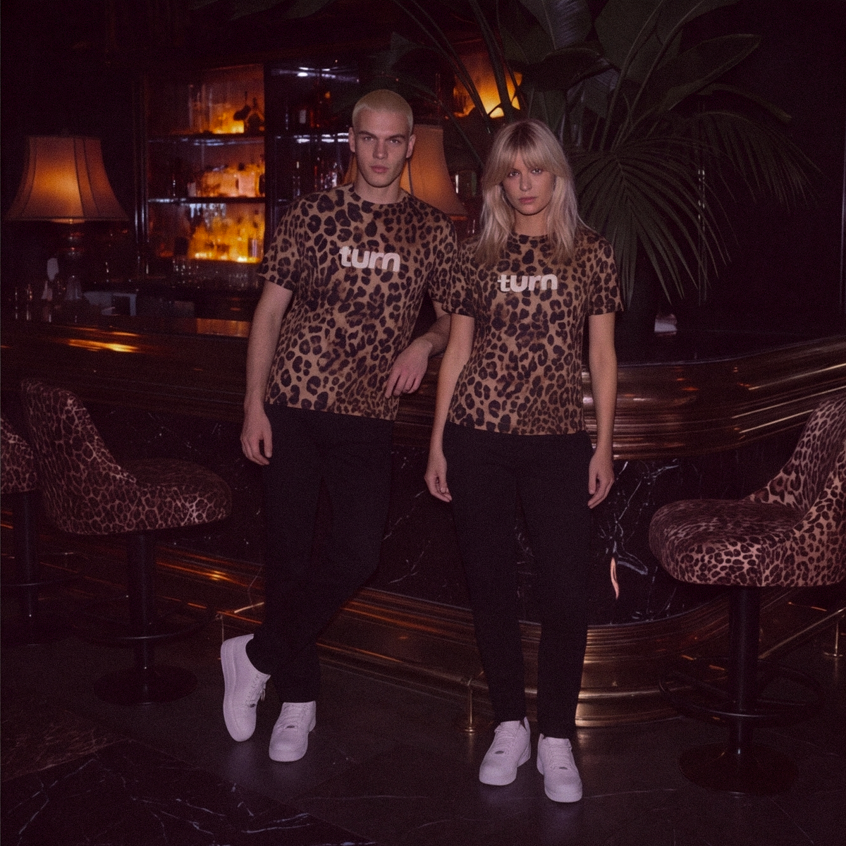 spotted t-shirt