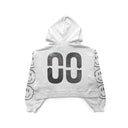 tune out crop hoodie